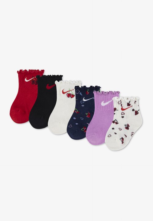 Nike Sportswear 6 PACK - Șosete - university red