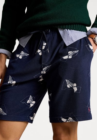 Polo Ralph Lauren 19 CM P-WING TERRY SHORT - Joggebukse - cruise navy