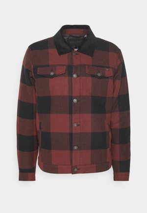 Only & Sons ONSLOUIS CHECK JACKET - Kevyt takki - bordeaux