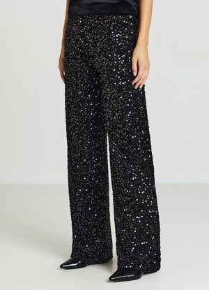 Calliope LUNGO - Stoffhose - ultrablack