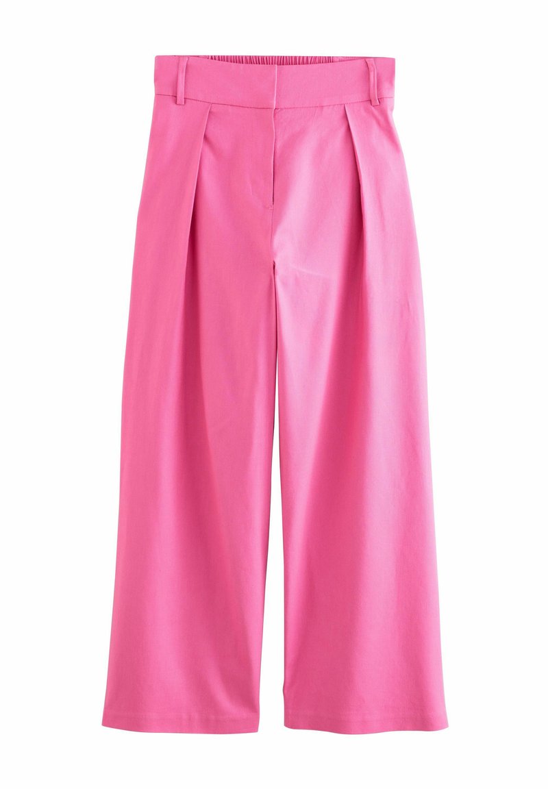 Next ELASTIC BACK WIDE LEG - Kalhoty - pink