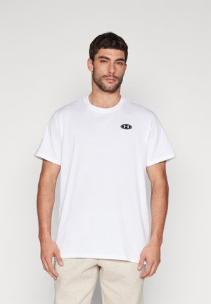 HEAVYWEIGHT LEFT CHEST PATCH - Pamata T-krekls - white/black