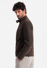 Ombre Giacca in similpelle - brown
