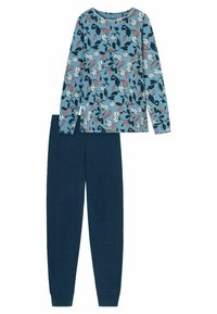 Schiesser LANGER SET - Nachtwäsche Set - blue