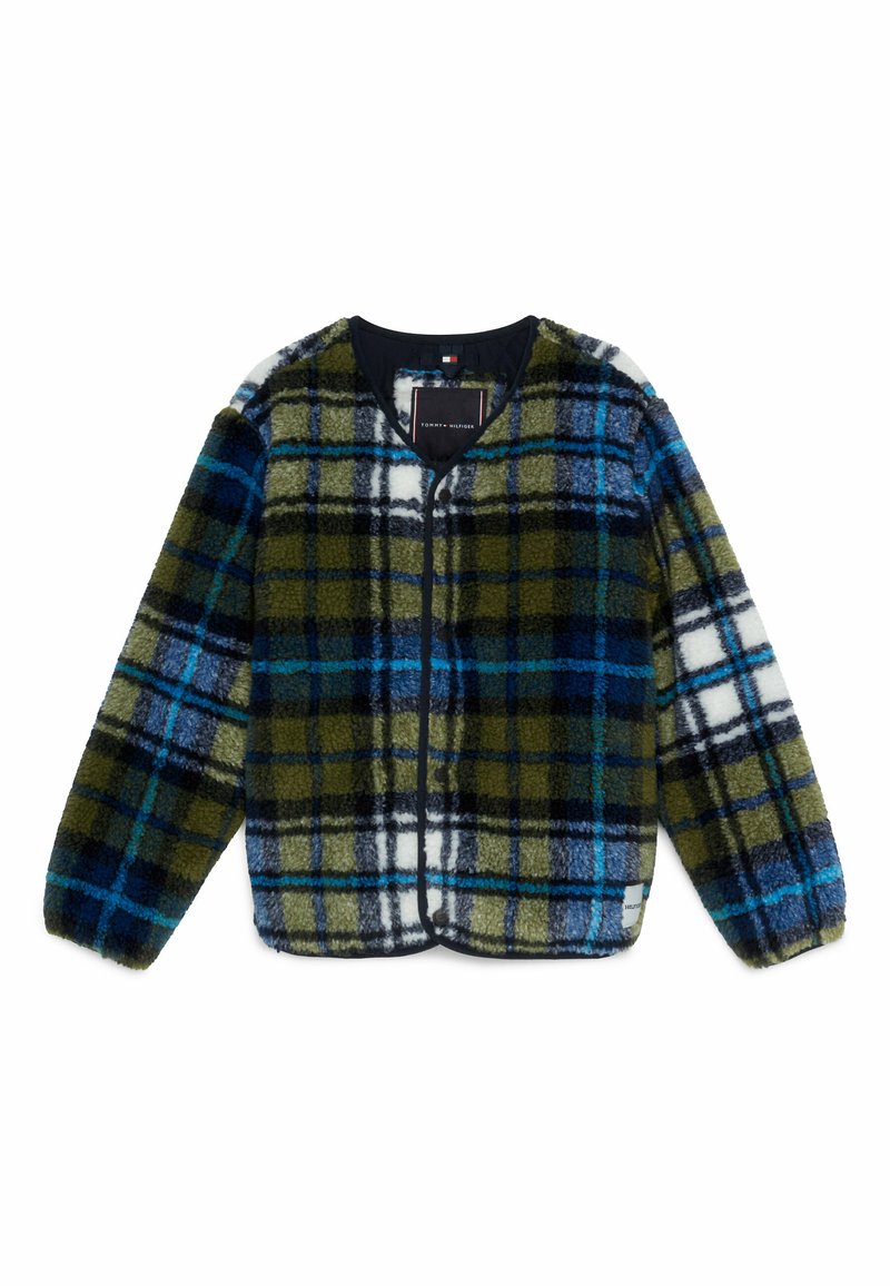 Tommy Hilfiger Fleecejas groen