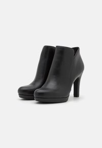 Tamaris High Heel Stiefelette - black matt