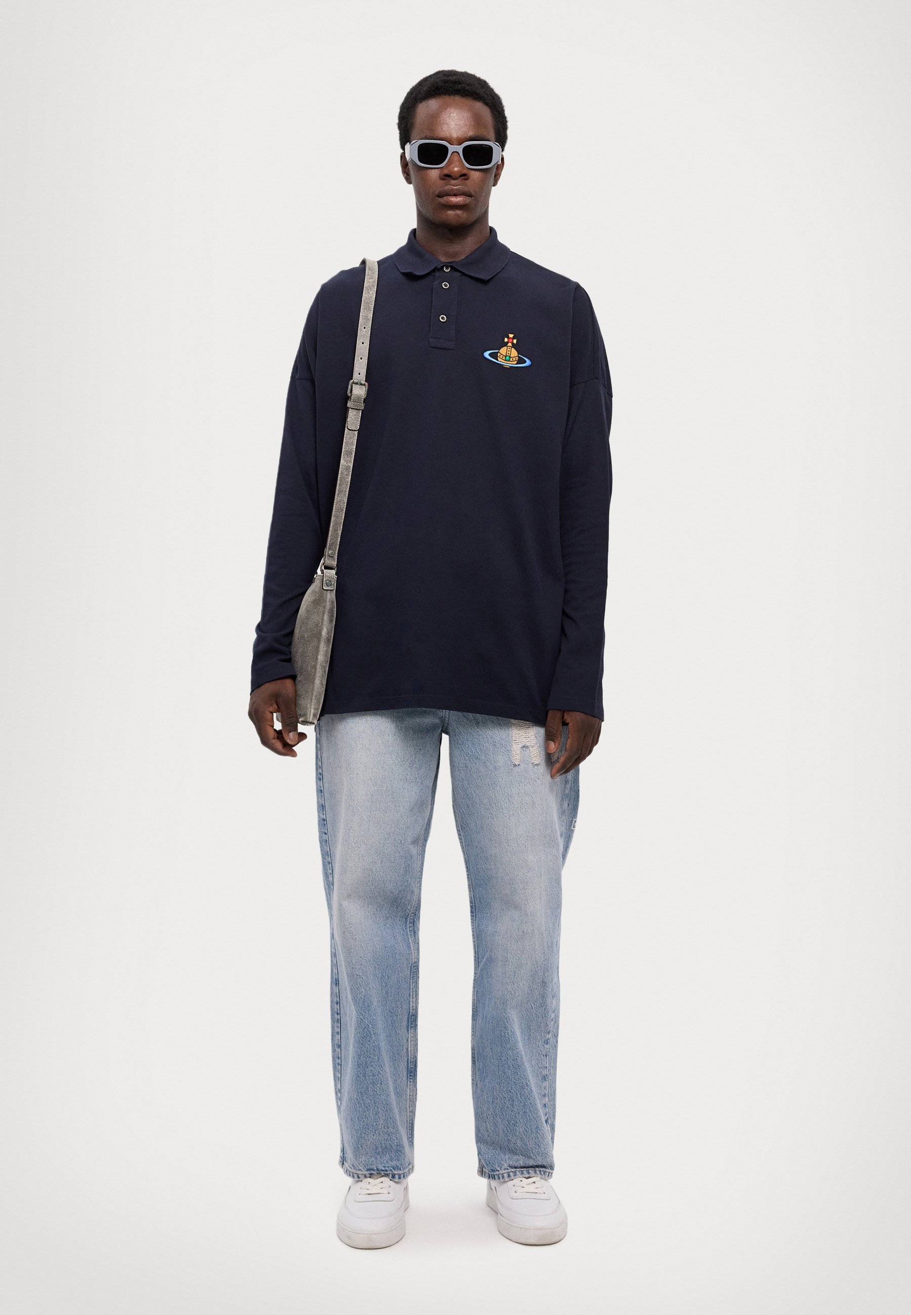 Vivienne Westwood OVERSIZED UNISEX - Polo shirt - navy/dark blue
