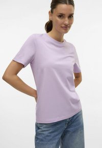Vero Moda PAULINA - Βασικό μπλουζάκι - orchid bloom
