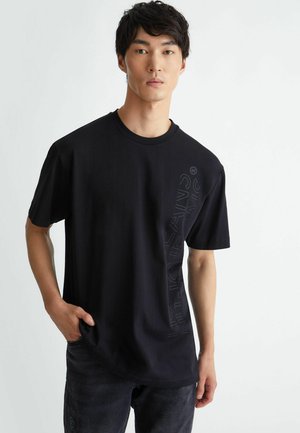 LIU JO Camiseta estampada - black