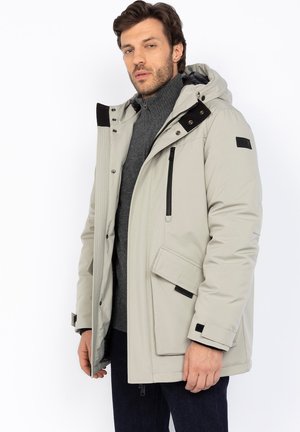 MULTI-POCKET HOODED - Manteau d'hiver - stone