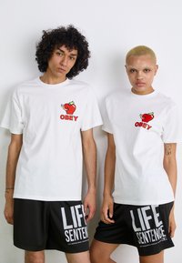 Obey Clothing APPLE OF MY EYE UNISEX - Triko s potiskem - white