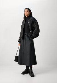 Ecoalf SKIRT WOMAN - A-line skjørt - black