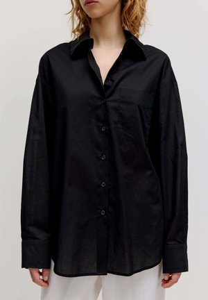 LIZA - Hemdbluse - schwarz