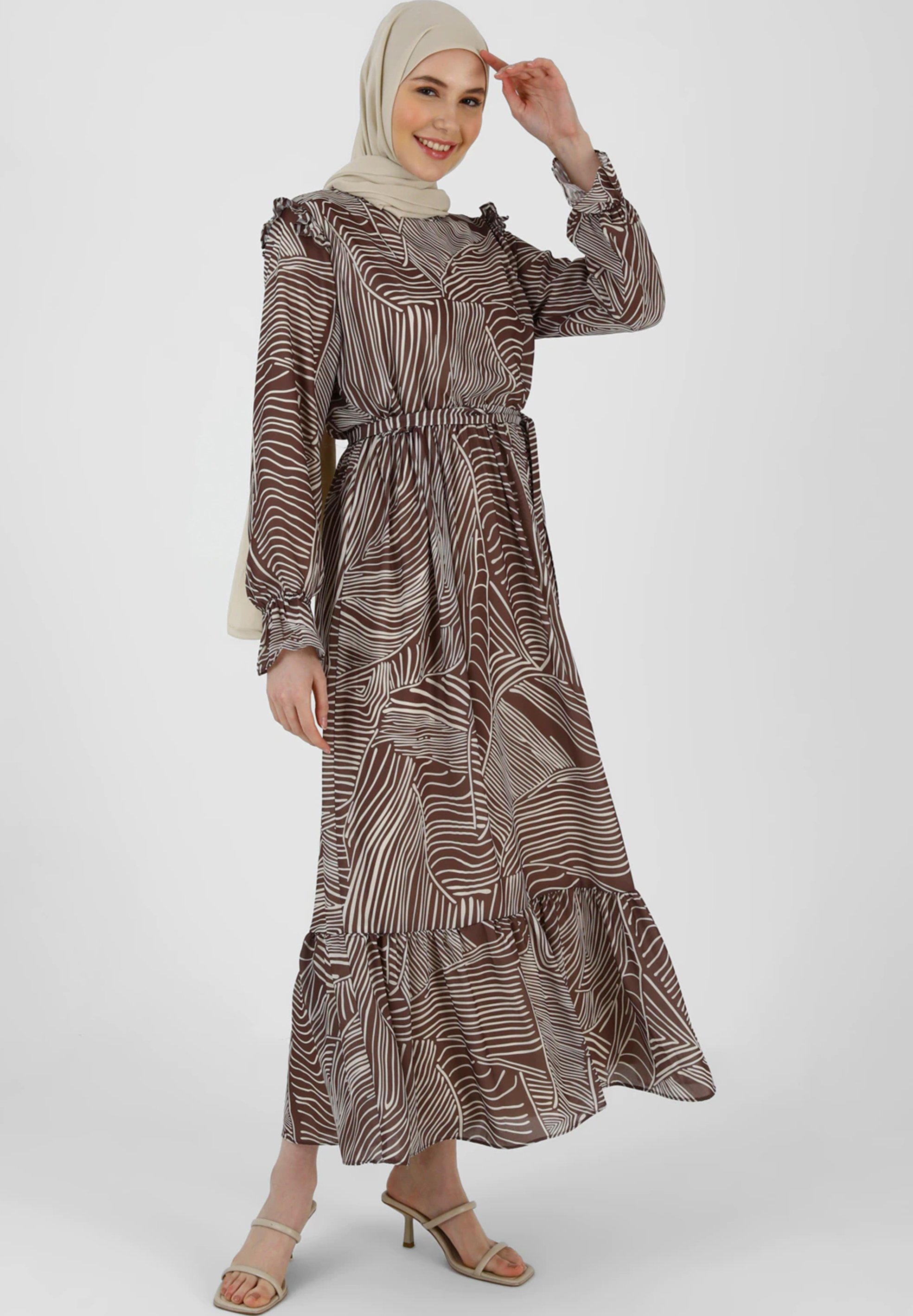Modanisa MODEST - REFKA CASUAL - Maxi dress - brown - Zalando