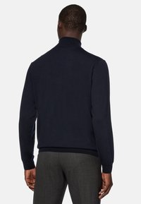 Boggi Milano POLO NECK - Džemperis - navy blue