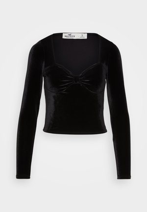 Hollister Co. FESTIVE MIXED  - Camiseta de manga larga - casual black