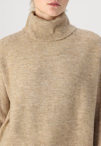Vero Moda VMJUPITER HIGHNECK - Pullover - silver mink