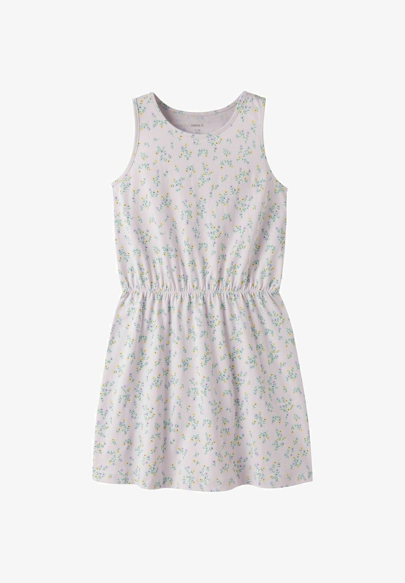 Name it PRINT - Φόρεμα από ζέρσεϊ - lavender fog