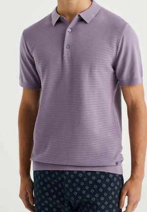 Polo shirt - mottled lilac