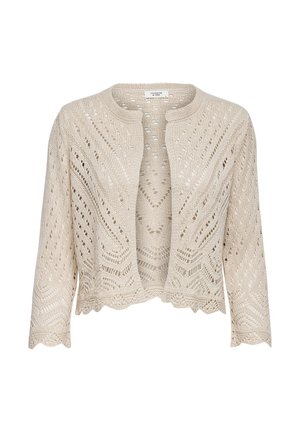 JDY SUN 3/4 CROPPED - Cardigan - tapioca