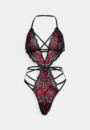 Ann Summers LIBERTY CROTCHLESS - Body - black/red