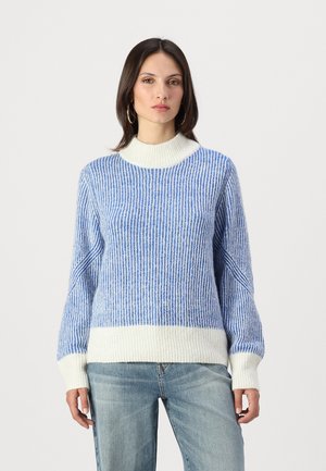 KAMARA STRIPE - Pullover - strong blue