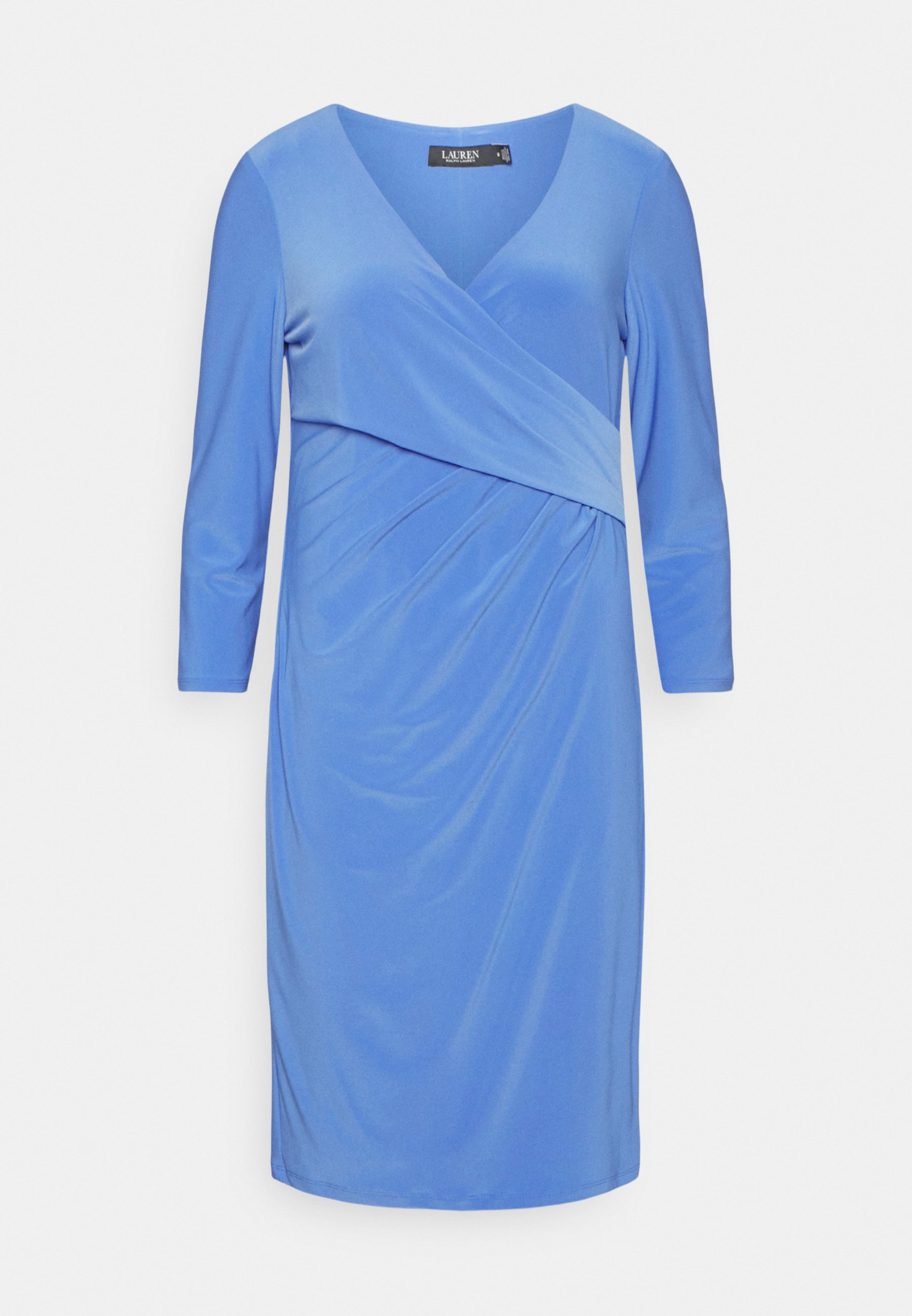 ralph lauren wrap front jersey dress