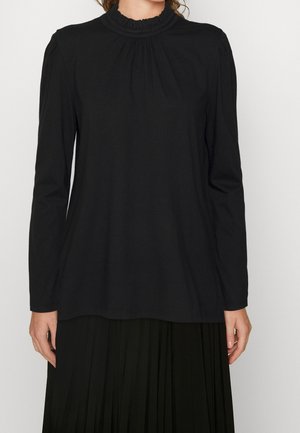 Top s dlouhým rukávem - black