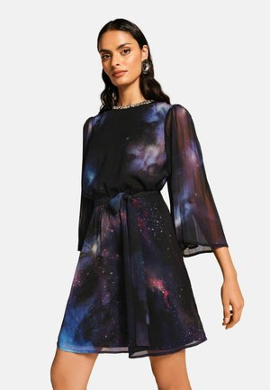 PETITE FIT - EMBELLISHED NECK  - Cocktailjurk - navy galactical