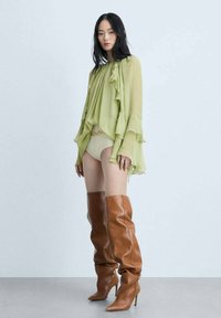 Mango Freizeitkleid - green