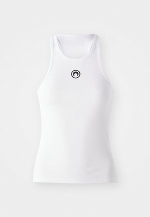 MARINE SERRE MOON LOGO TANK - Topp - white