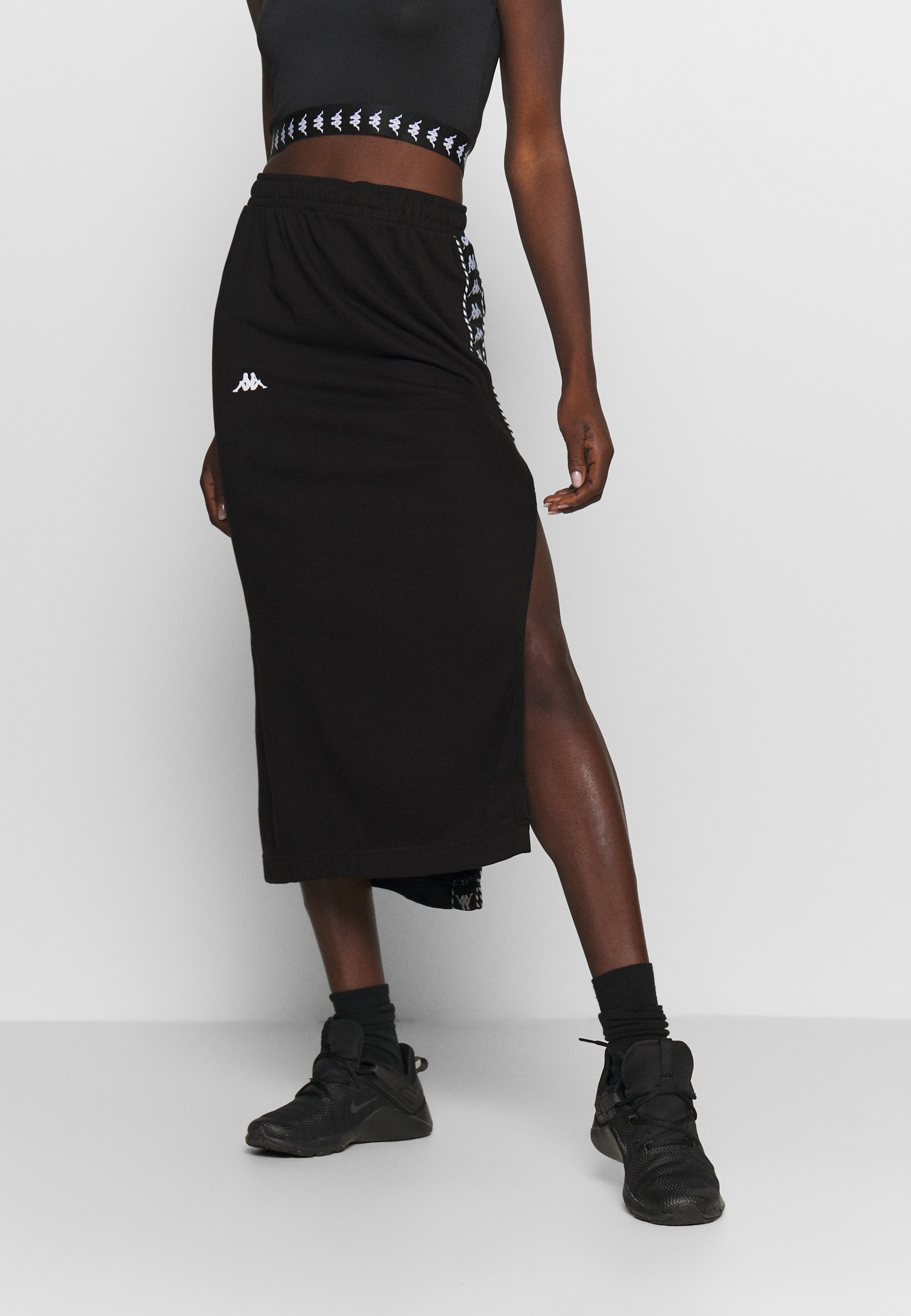 Kappa ISMINI - Gonna sportivo - caviar/nero - Zalando.it