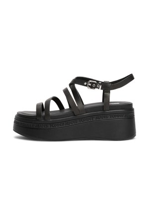 Wedge sandals - black
