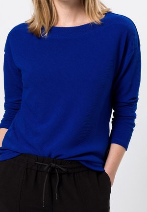 Langærmet T-shirt - blue