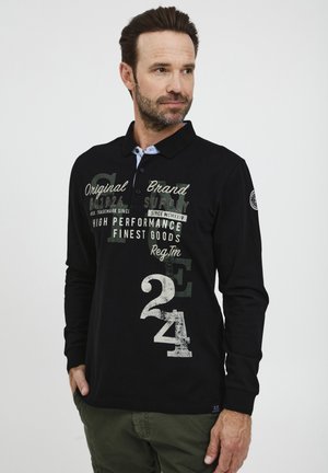FQRAGNVALD - Polo shirt - black beauty