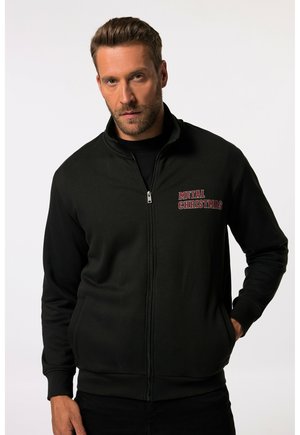 Zip-up sweatshirt - black
