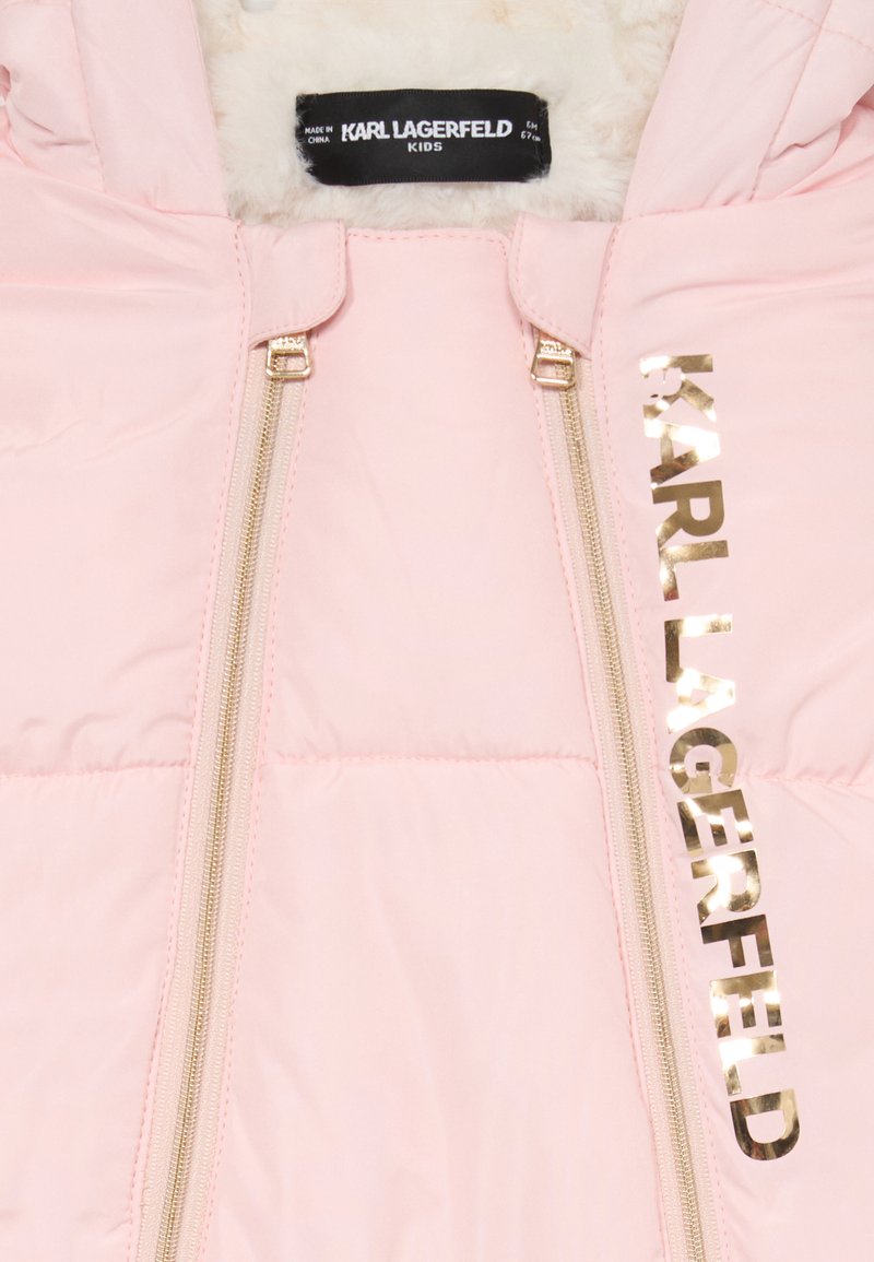 KARL LAGERFELD KIDS BABY ALL IN ONE Schneeanzug pink/rosa