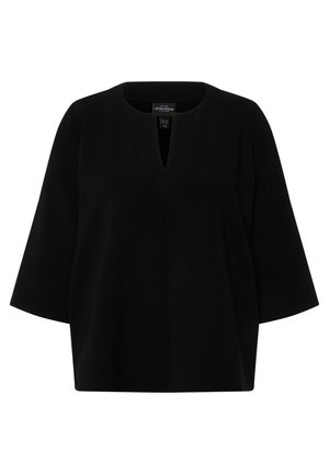 Ulla Popken KELLERFALTEN 3/4-ÄRMEL - Blouse - black