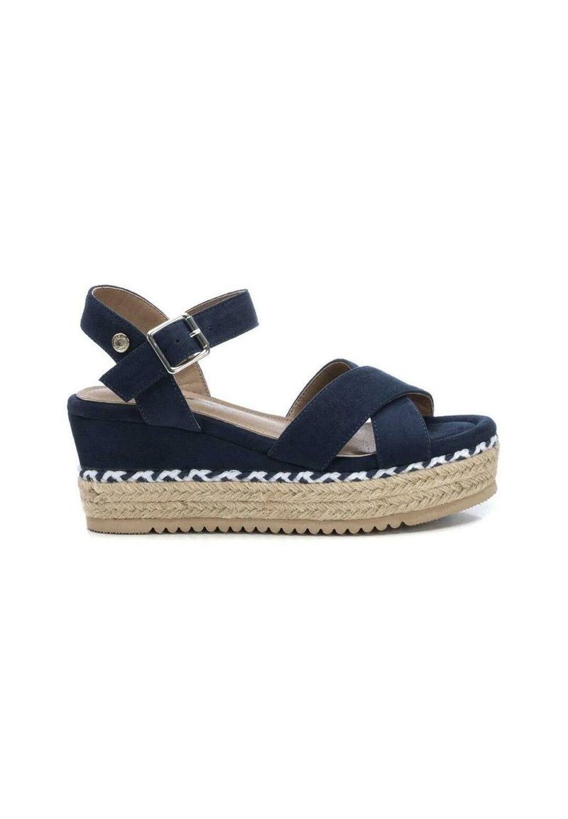 Refresh Sandalen met sleehak blauw Refresh Sandalen met sleehak blauw