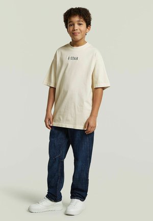 G-STAR, BOYS OVERSIZED T-SHIRT - T-shirt imprimé - butter