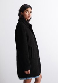Marc O'Polo DENIM OUTDOOR CURLY WOOL - Klasikinis paltas - black