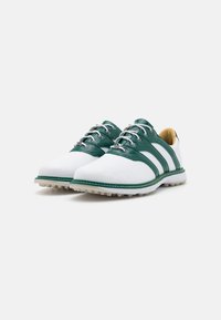 adidas Golf MC Z-TRAXION - Golfskor - footwear white/collegiate green/yellow