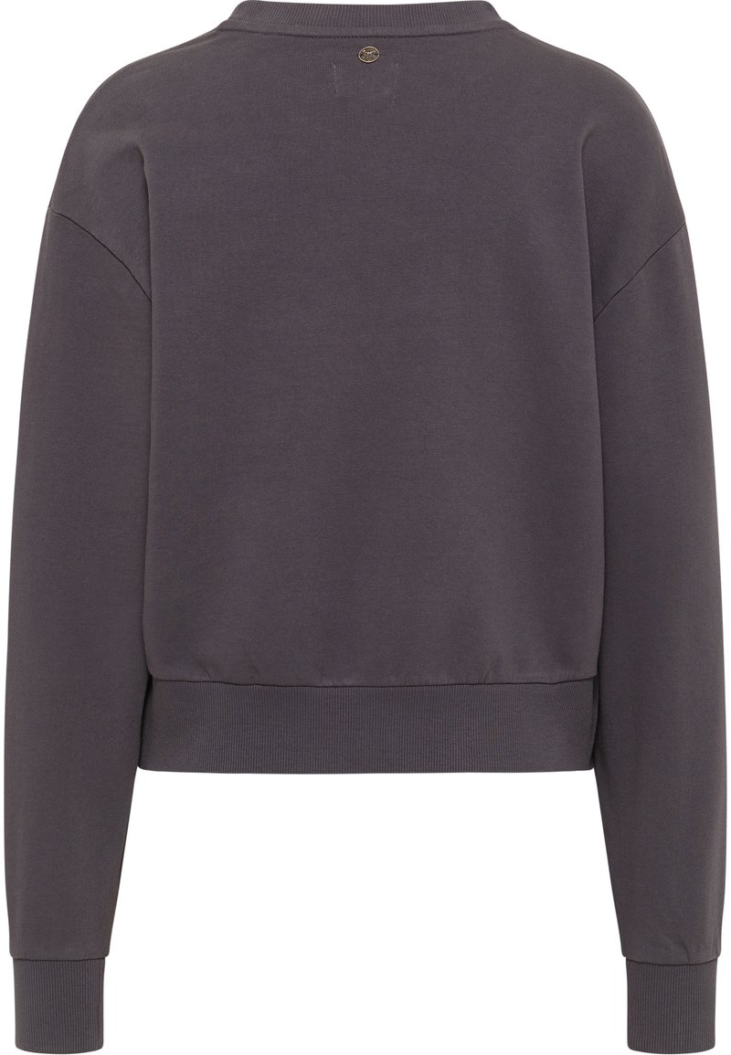 Damen Sweatshirts | Mustang Sweatshirt grau/dunkelgrau - OJ83806 Damen Sweatshirts | Mustang Sweatshirt grau/dunkelgrau - OJ83806