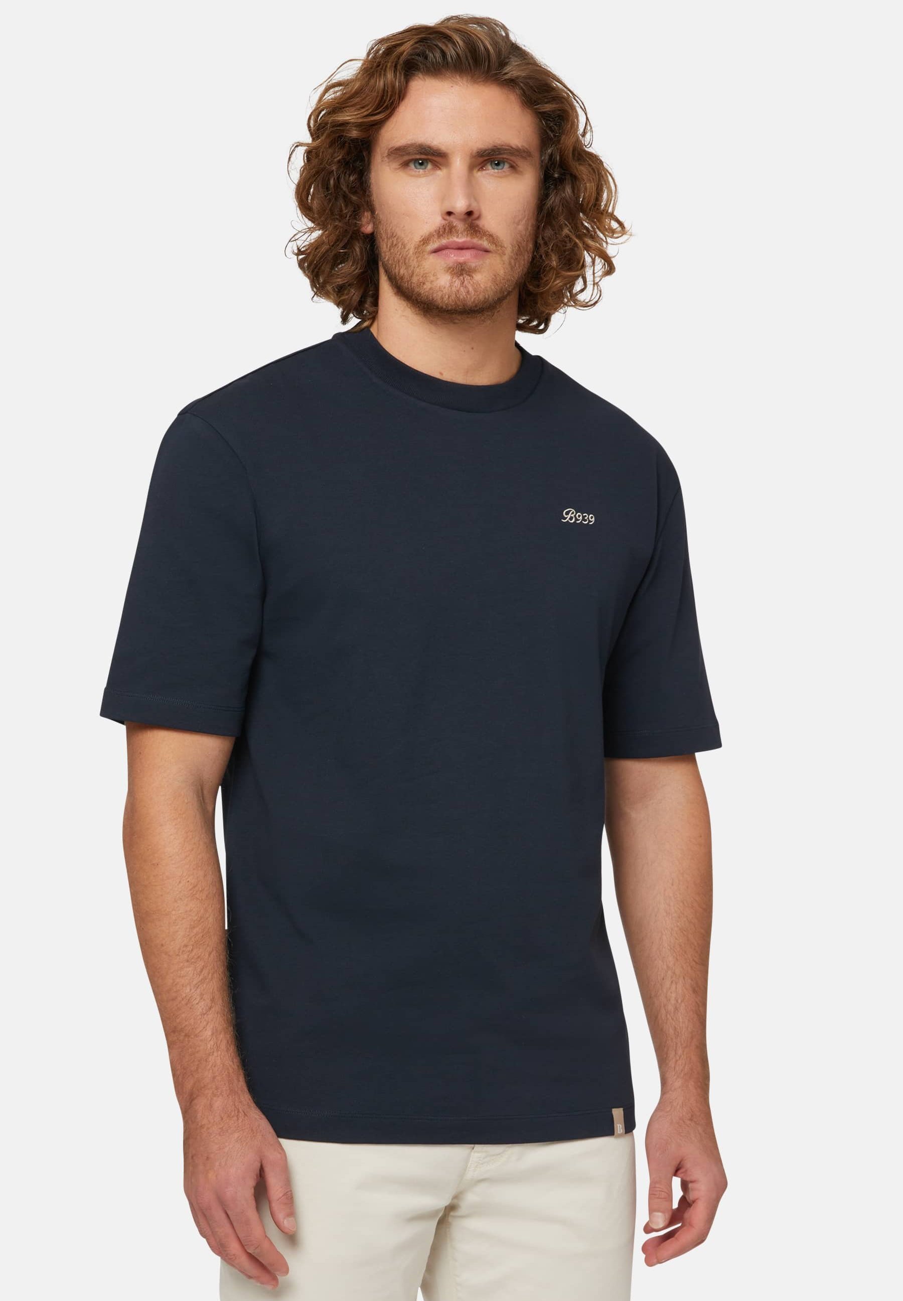 T-shirt uomo JP 1880 taglie forti mezza manica tasca sul petto
