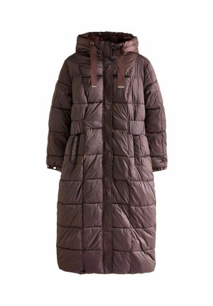 LONGLINE WAISTED PADDED-REGULAR FIT - Zimný kabát - burgundy red