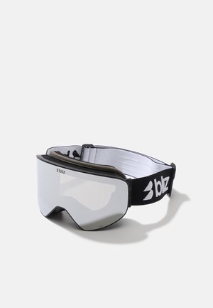 FLOW UNISEX - Ski goggles - black/smoke/silver-coloured