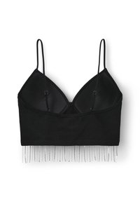 Terranova CON FRANGE E STRASS - Top - nero