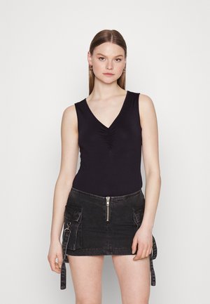 JDY SLEEVELESS BODYSTOCKING  - Μπλούζα - black