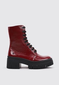 *Art Botines con plataforma - burgundy