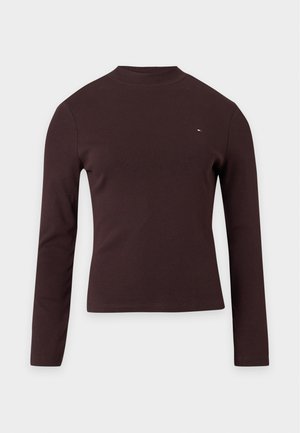 Tommy Hilfiger, SLIM CODY MOCK TEE - Langarmshirt - chocolate